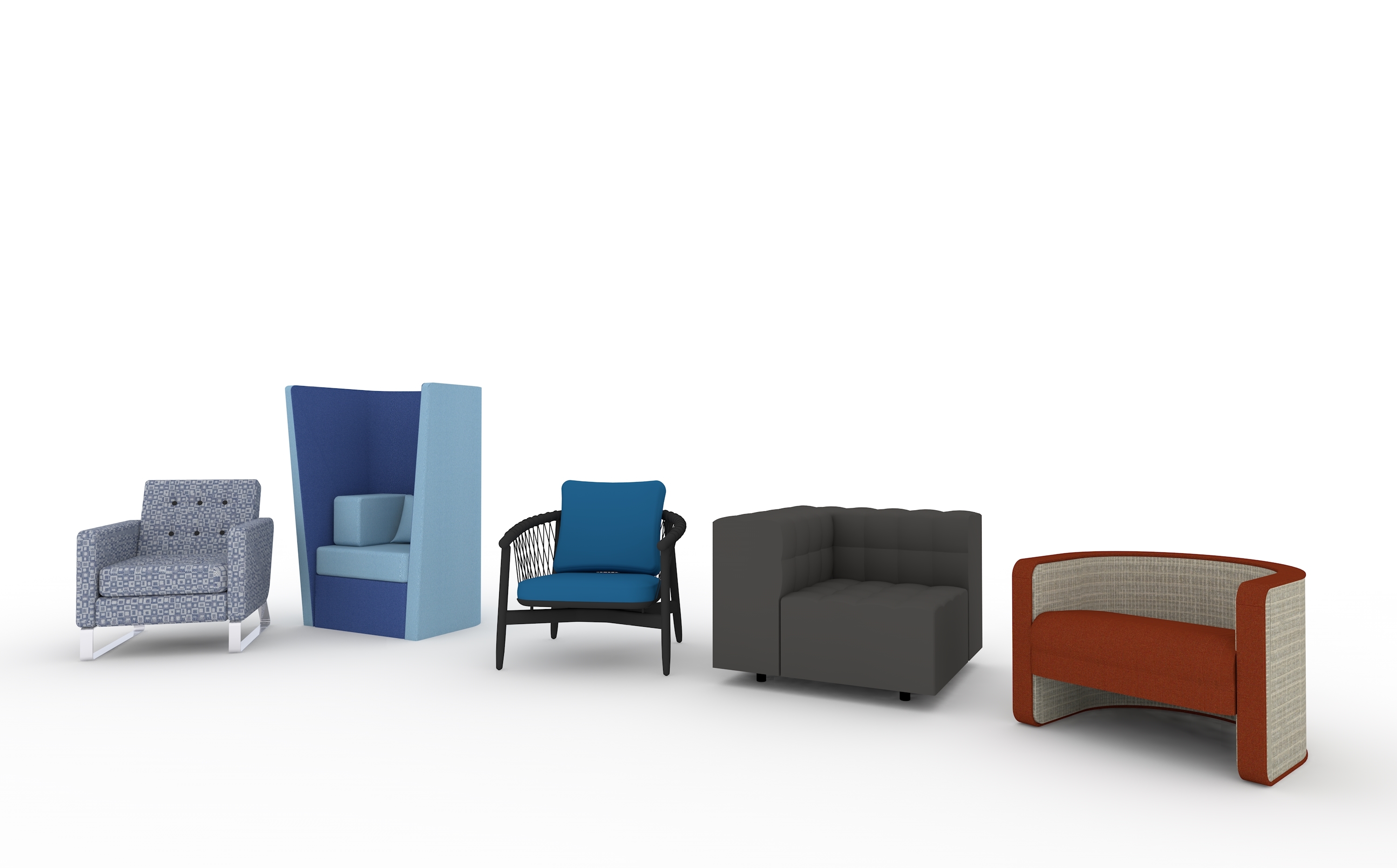 Herman Miller furniture in vectorworks design software