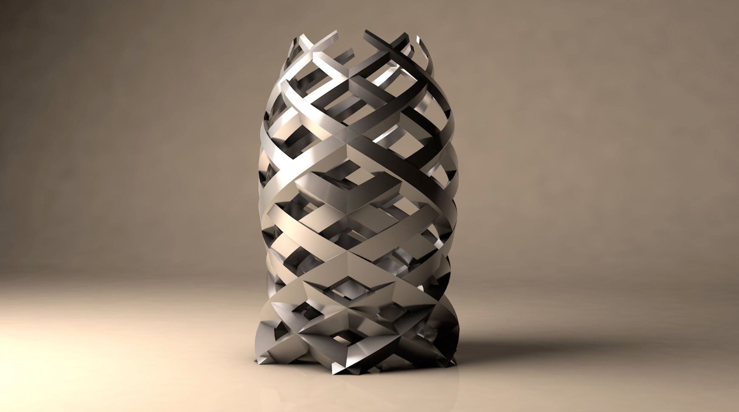 unique shape created with NURBS modeling